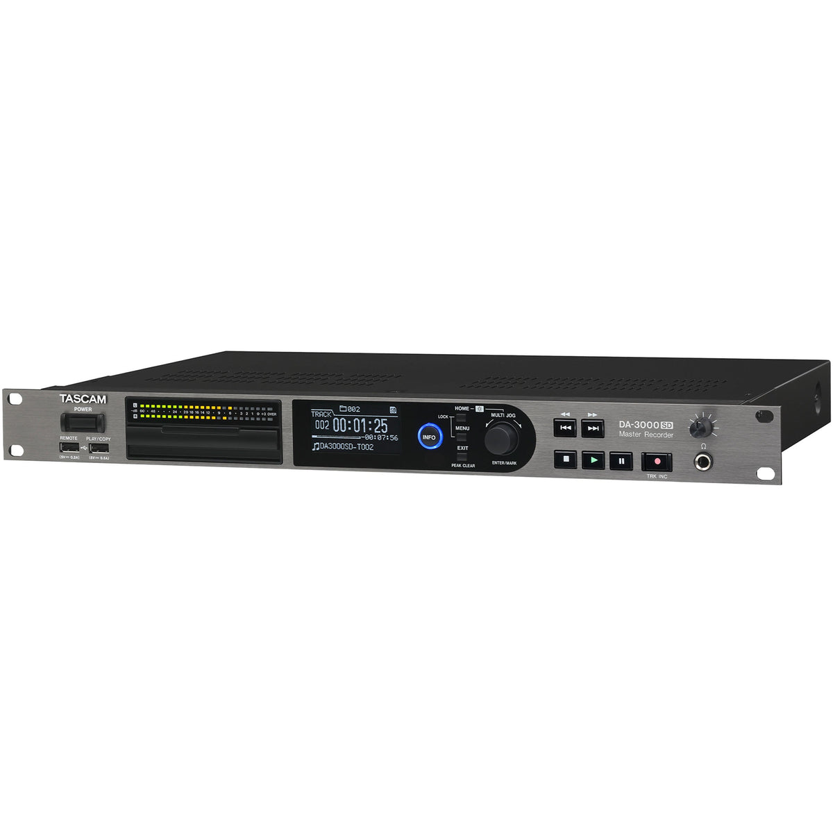 Tascam DA-3000SD 2-Channel DSD/PCM Master Recorder and AD/DA Converter - View 3 | MusicMarket