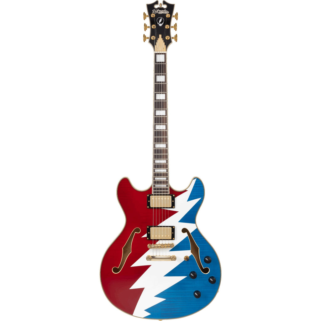 D'Angelico Grateful Dead Premier DC Semi-hollowbody Electric Guitar - View 3 | MusicMarket