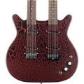 Danelectro 6/12 Doubleneck Electric Guitar - Red Crackle - MusicMarket