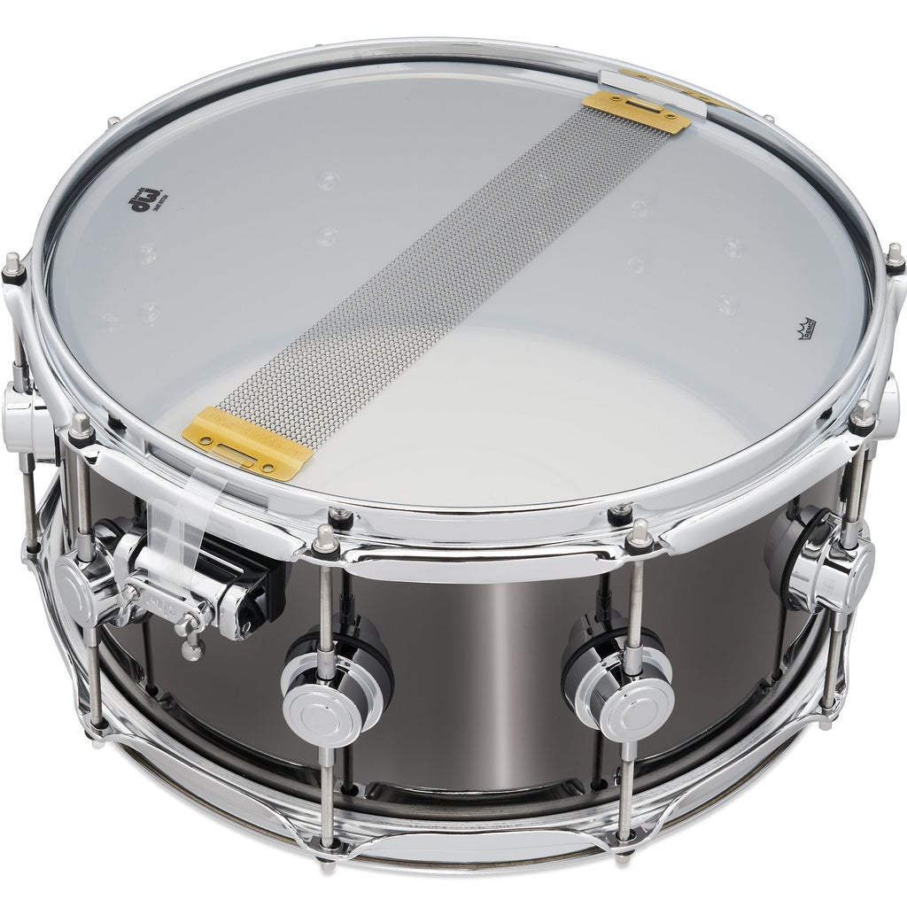 Drum Workshop Collectors Series 6.5x14 Snare Drum - Black Nickel over Brass - View 5 | MusicMarket