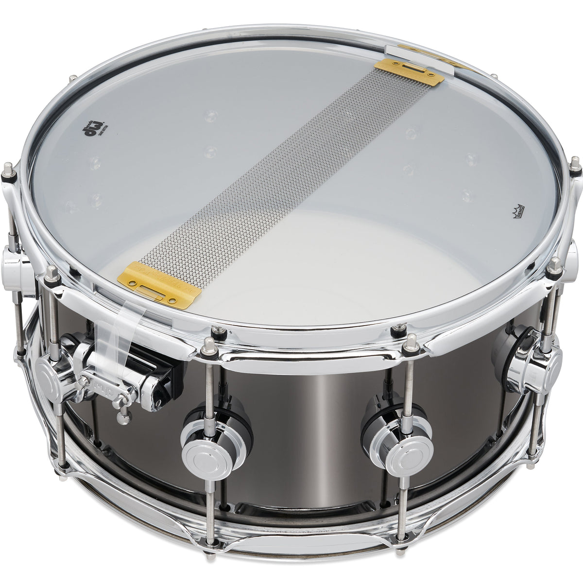 Drum Workshop Collectors Series 6.5x14 Snare Drum - Black Nickel over Brass - View 5 | MusicMarket