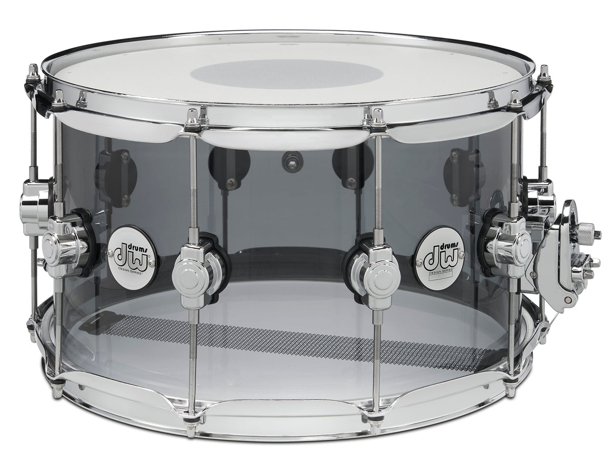 Drum Workshop Design Series 8x14 Snare Drum - Smoke Acrylic - MusicMarket
