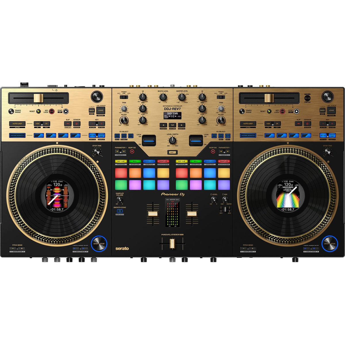 Pioneer DJ DDJ-REV7-N Professional DJ Controller - Limited Edition Gold - MusicMarket