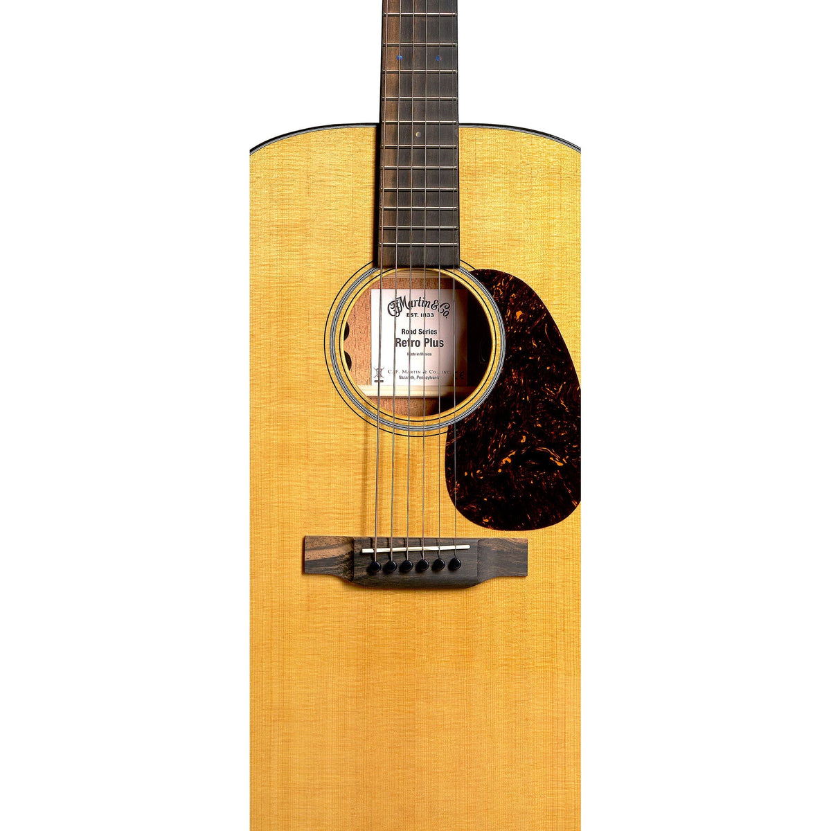 Martin DE Retro Plus Mahogany Acoustic Electric Guitar - Aging Toner - View 5 | MusicMarket