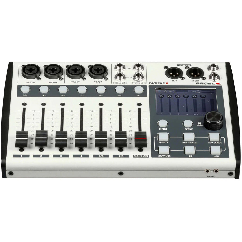 Proel Digipad8 Compact Digital Mixer - View 2 | MusicMarket
