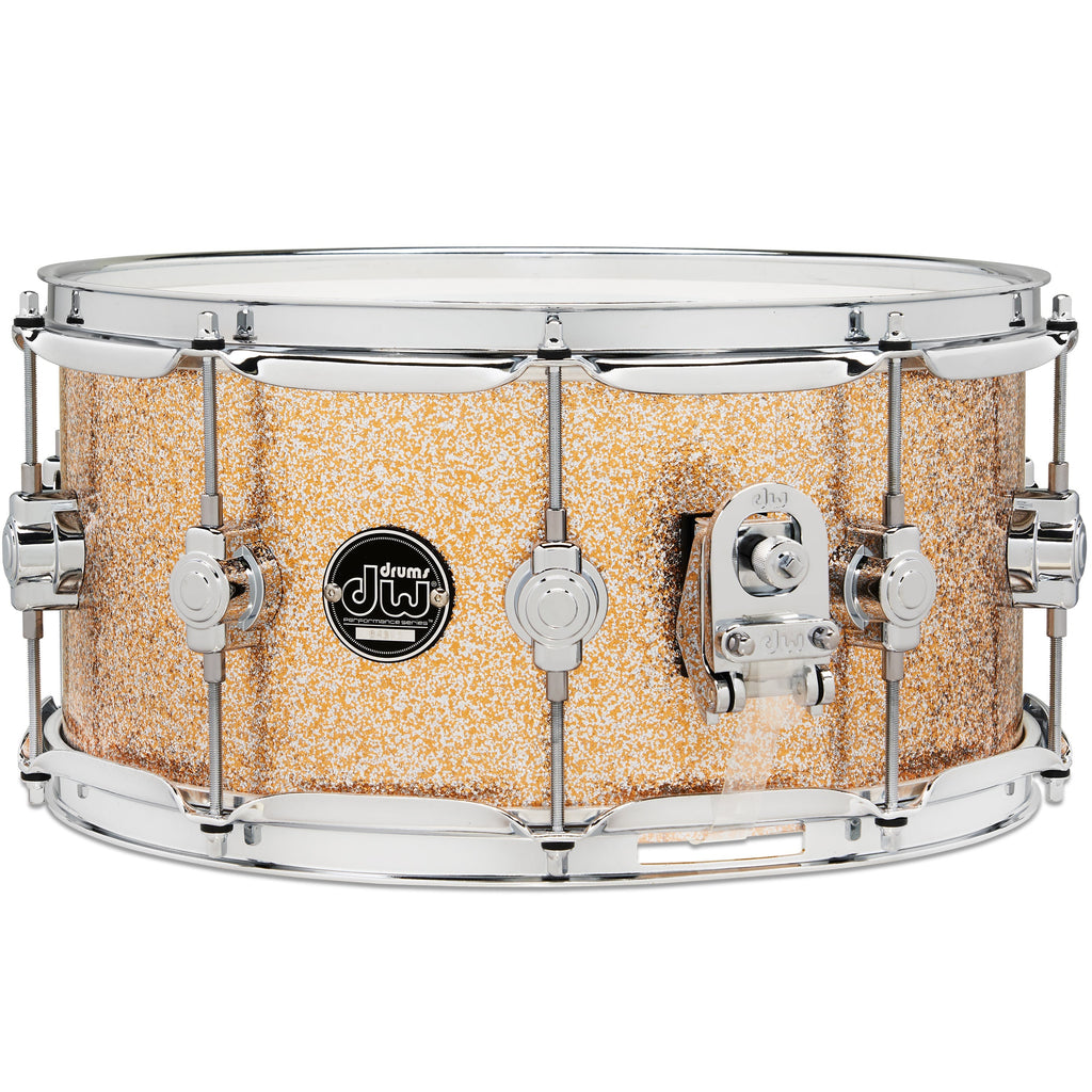Drum Workshop Performance Series 6.5x14 Snare Drum - Bermuda Sparkle - View 2 | MusicMarket