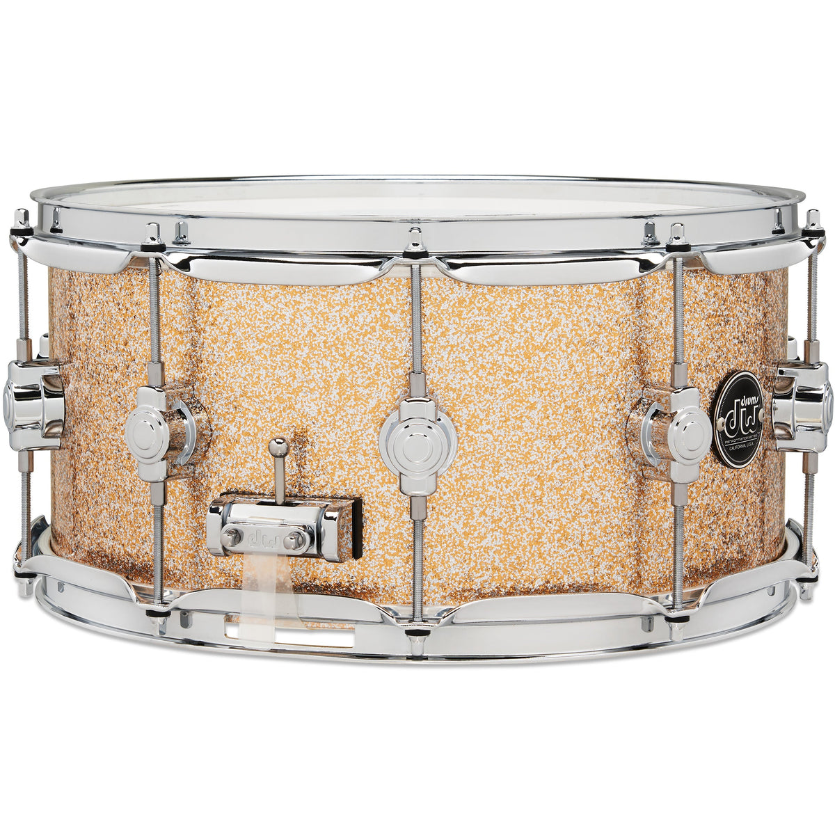 Drum Workshop Performance Series 6.5x14 Snare Drum - Bermuda Sparkle - View 3 | MusicMarket