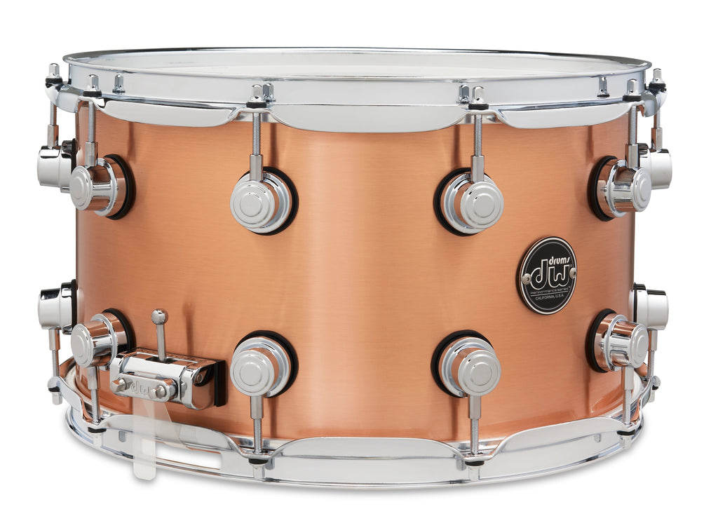 Drum Workshop Performance Series 8x14 Snare Drum - 1mm Polished Copper - View 2 | MusicMarket