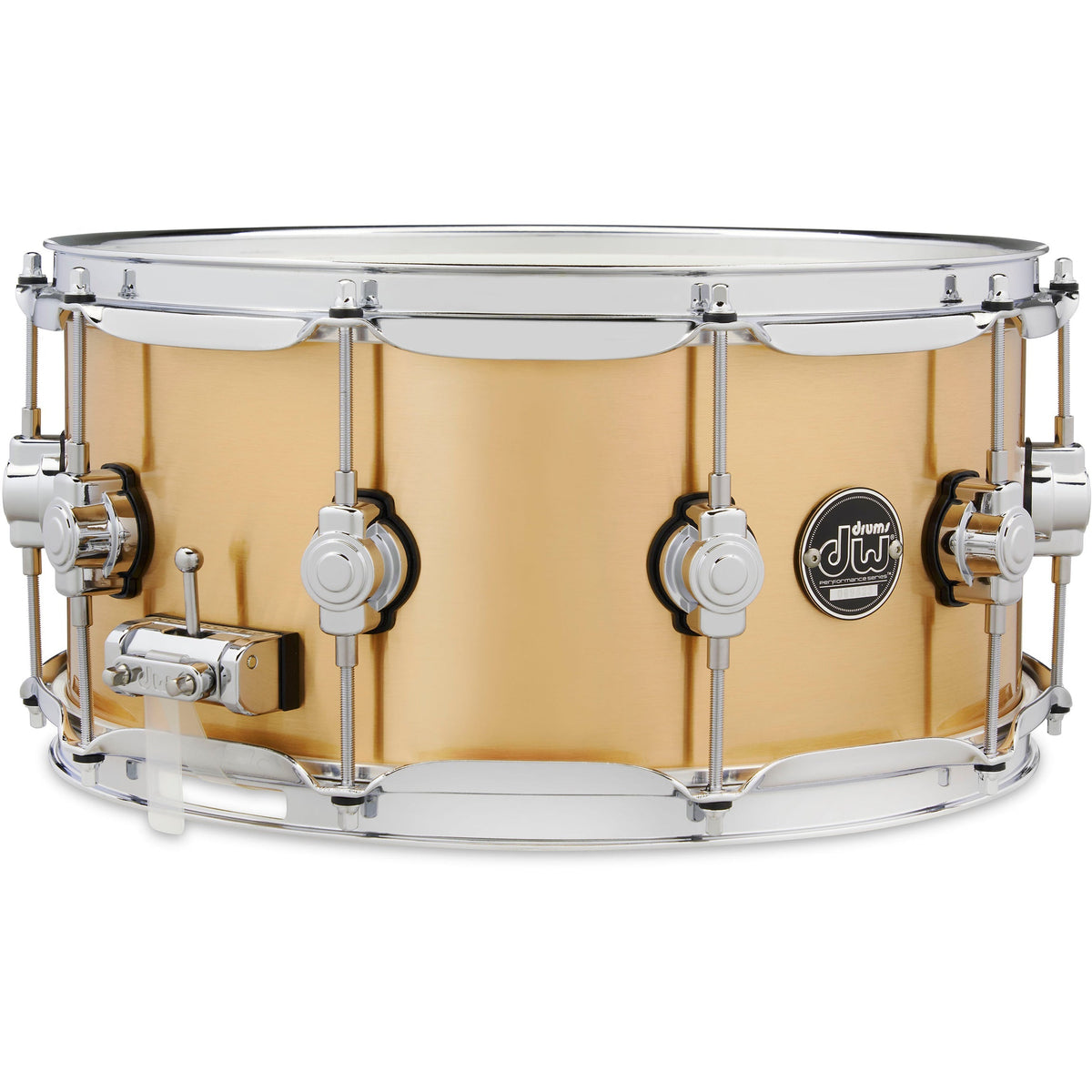 Drum Workshop Performance Series 6.5x14 Snare Drum - 1mm Polished Brass - View 3 | MusicMarket