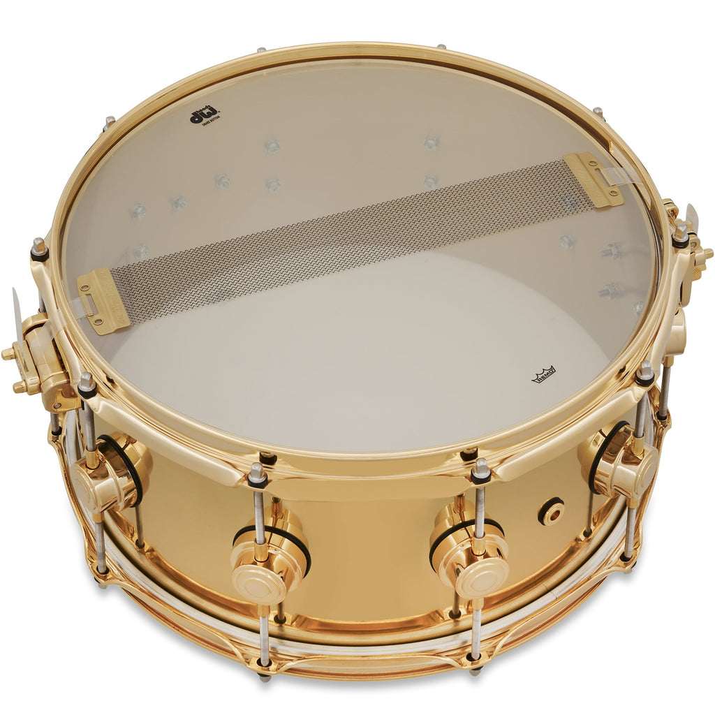 Drum Workshop Collectors Series 6.5x14 Snare Drum - Polished Brass - View 3 | MusicMarket