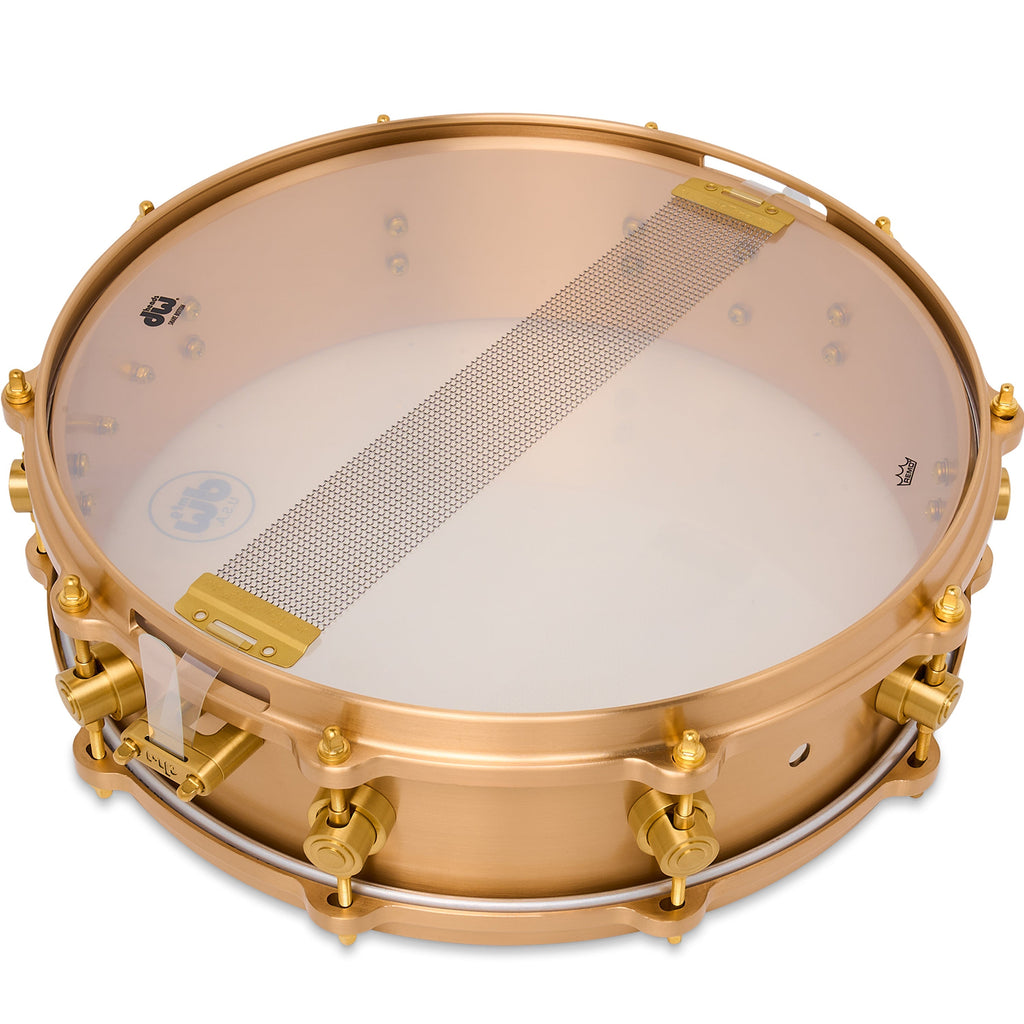 Drum Workshop True-Cast Bell Bronze 4x14” Snare Drum - View 4 | MusicMarket