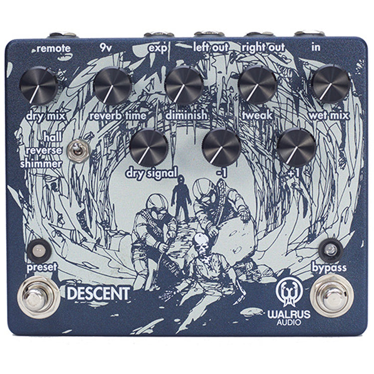 Walrus Audio Descent Reverb/Octave Machine Pedal - MusicMarket
