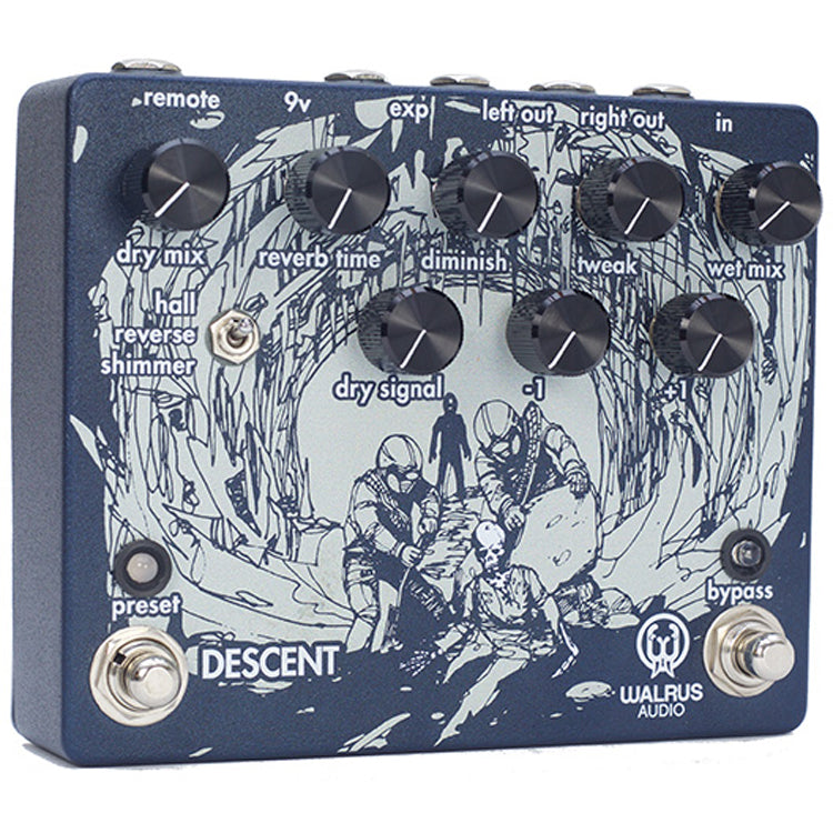 Walrus Audio Descent Reverb/Octave Machine Pedal - View 2 | MusicMarket