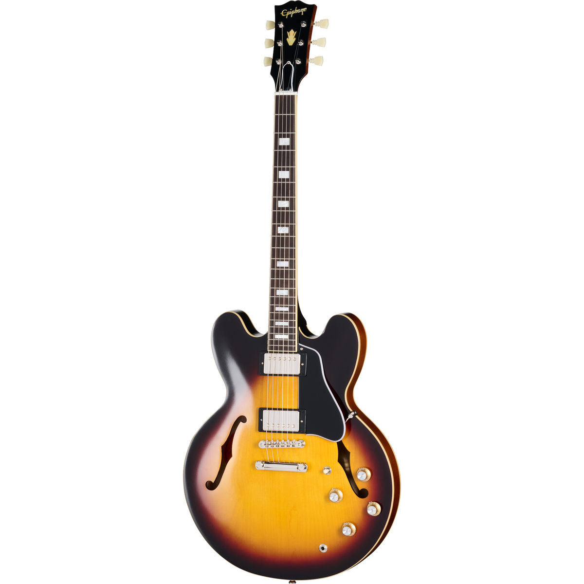 Epiphone 1962 ES-335 Reissue Electric Guitar - Vintage Burst - View 2 | MusicMarket