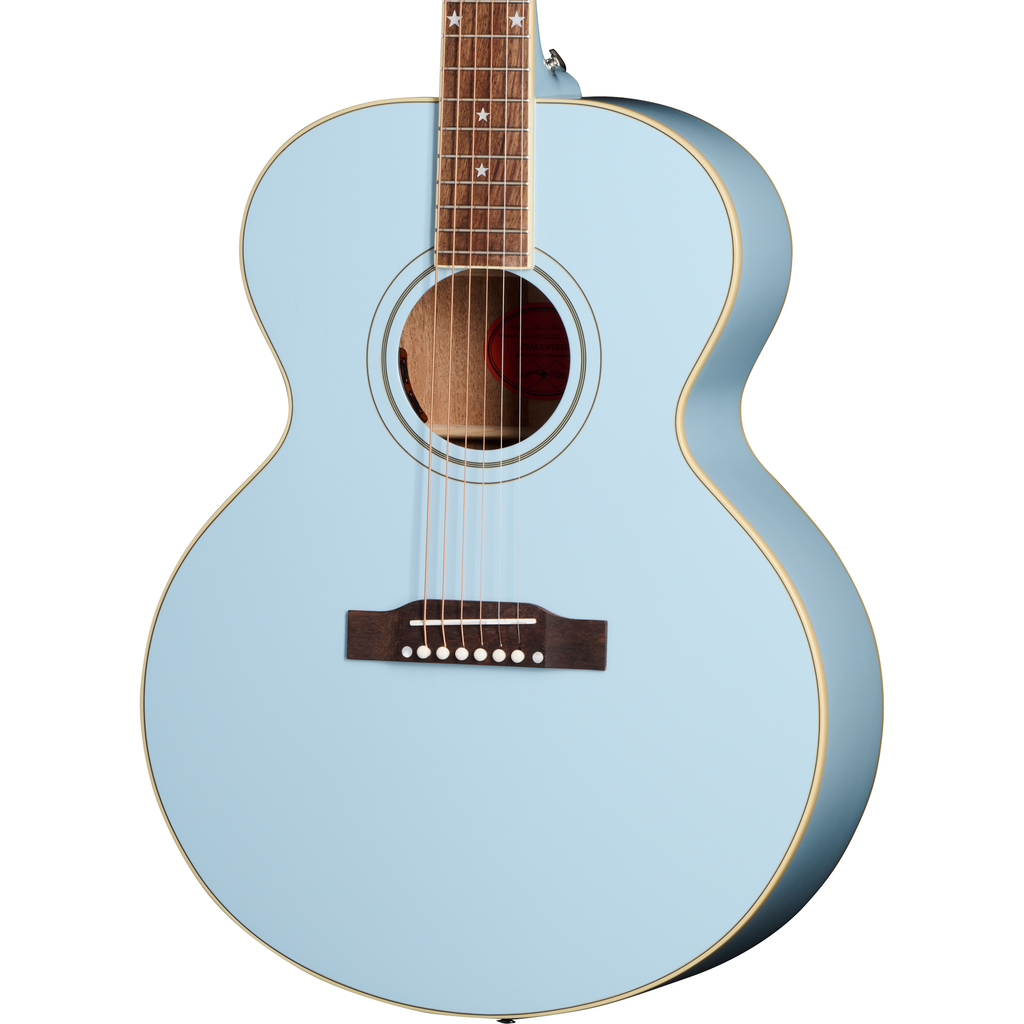 Epiphone J-180 LS Acoustic Electric Guitar - Frost Blue - MusicMarket