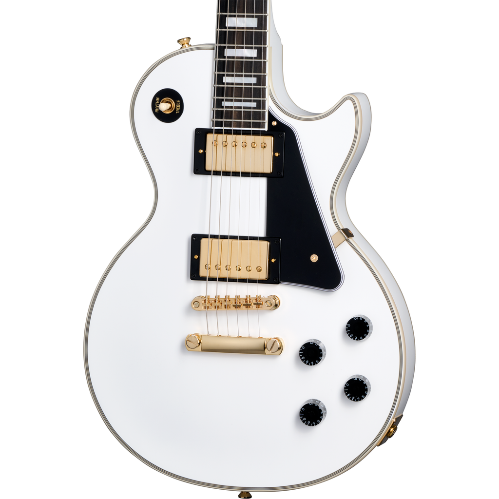 Epiphone Les Paul Custom Electric Guitar - Alpine White - MusicMarket