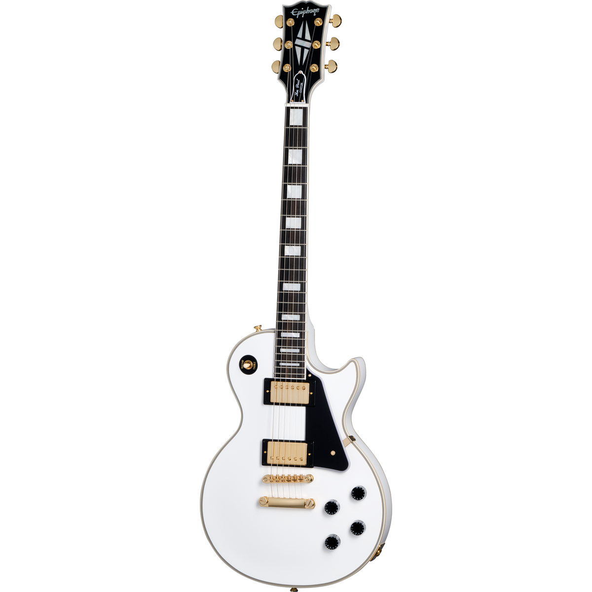 Epiphone Les Paul Custom Electric Guitar - Alpine White - View 2 | MusicMarket