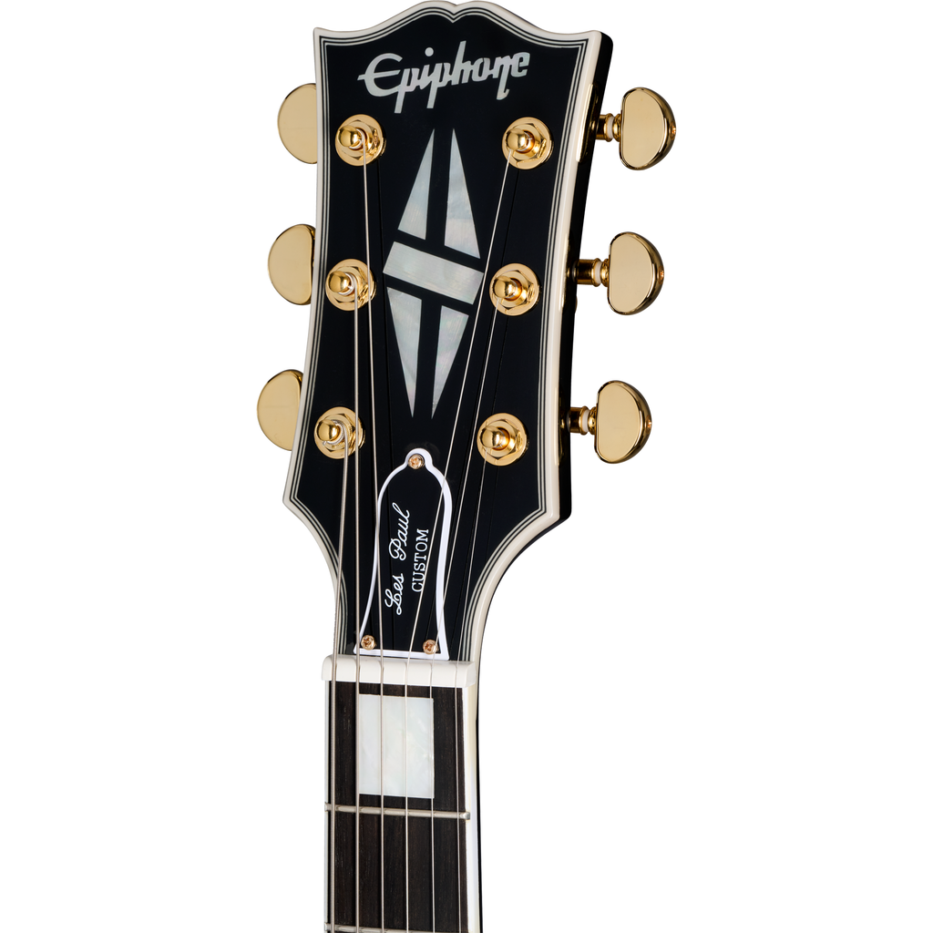 Epiphone Les Paul Custom Electric Guitar - Ebony - View 5 | MusicMarket