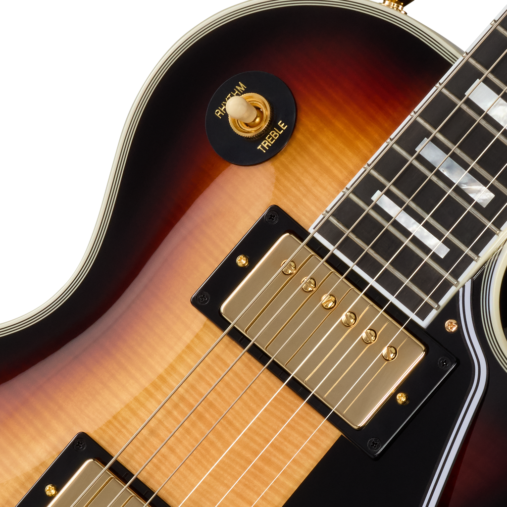 Epiphone IGC Les Paul Custom Electric Guitar - Sedona Burst - View 6 | MusicMarket