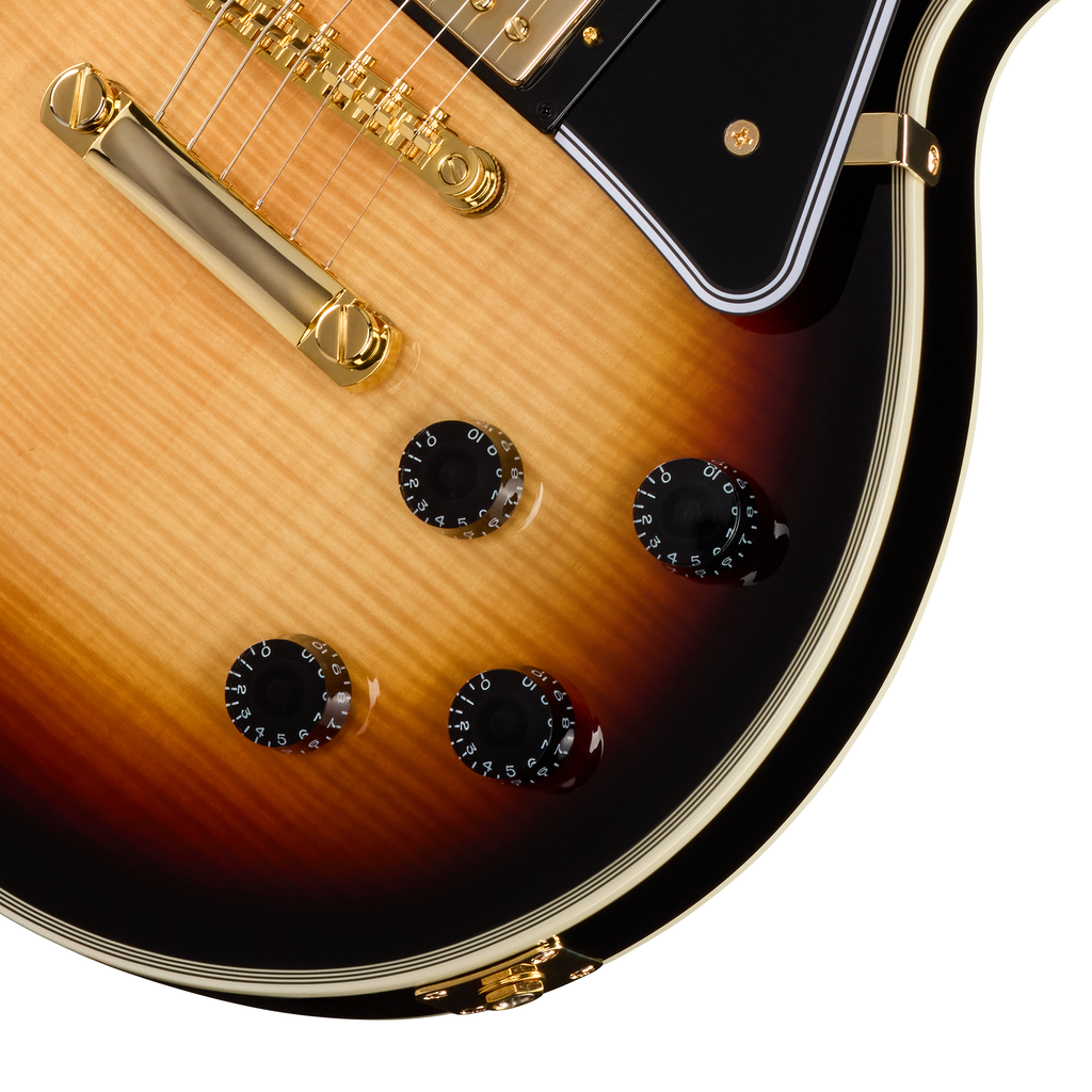Epiphone IGC Les Paul Custom Electric Guitar - Sedona Burst - View 7 | MusicMarket