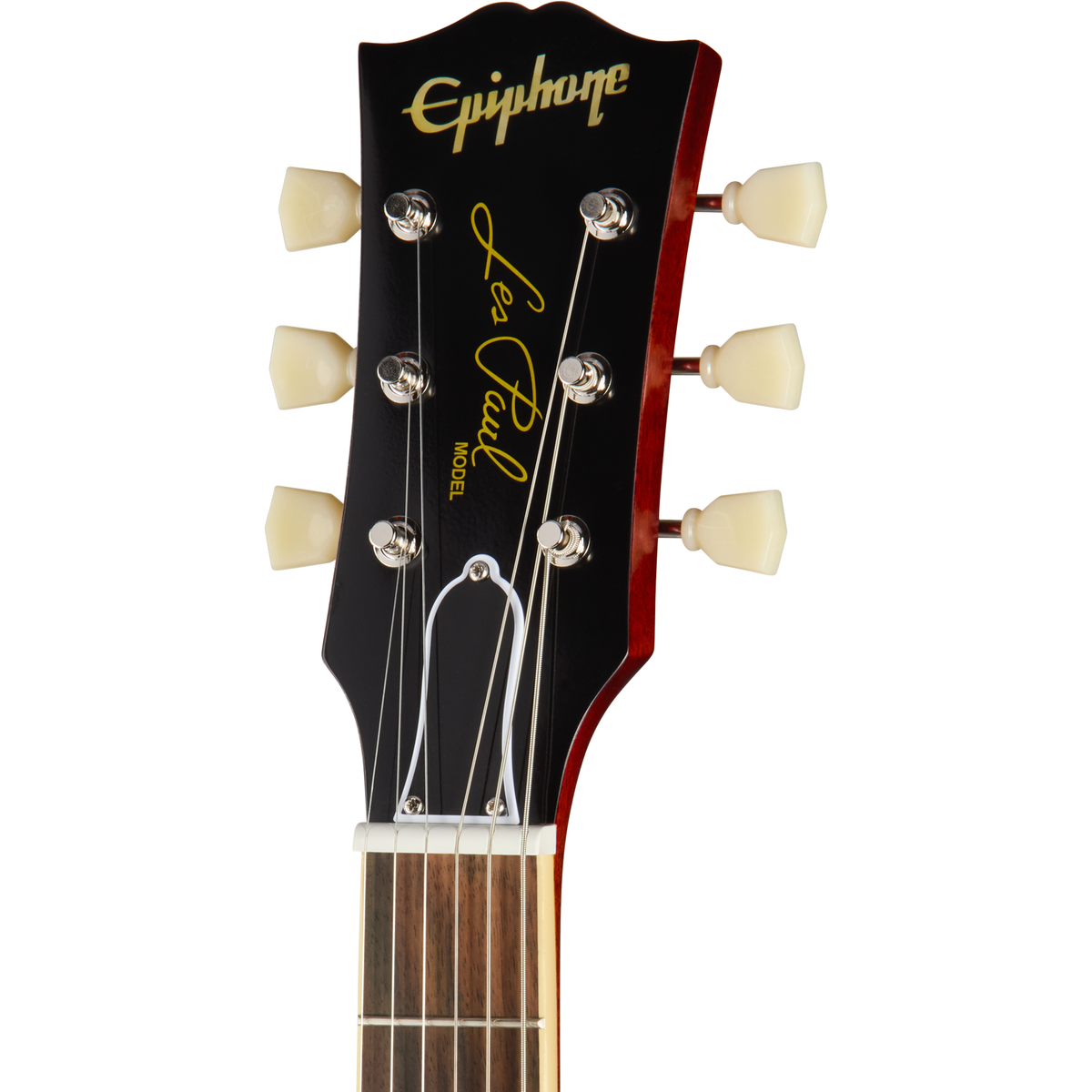 Epiphone 1959 Les Paul Standard Reissue Left Handed Electric Guitar - Deep Cherry Sunburst - View 4 | MusicMarket