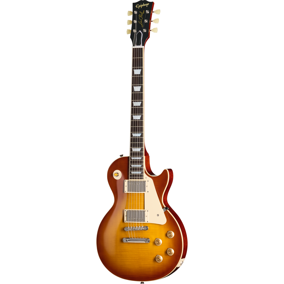 Epiphone IGC 1959 Les Paul Standard Reissue Electric Guitar - Golden Poppy Burst - View 2 | MusicMarket