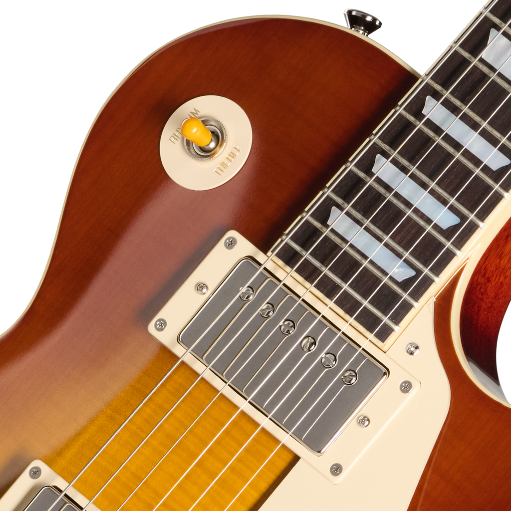 Epiphone IGC 1959 Les Paul Standard Reissue Electric Guitar - Golden Poppy Burst - View 7 | MusicMarket