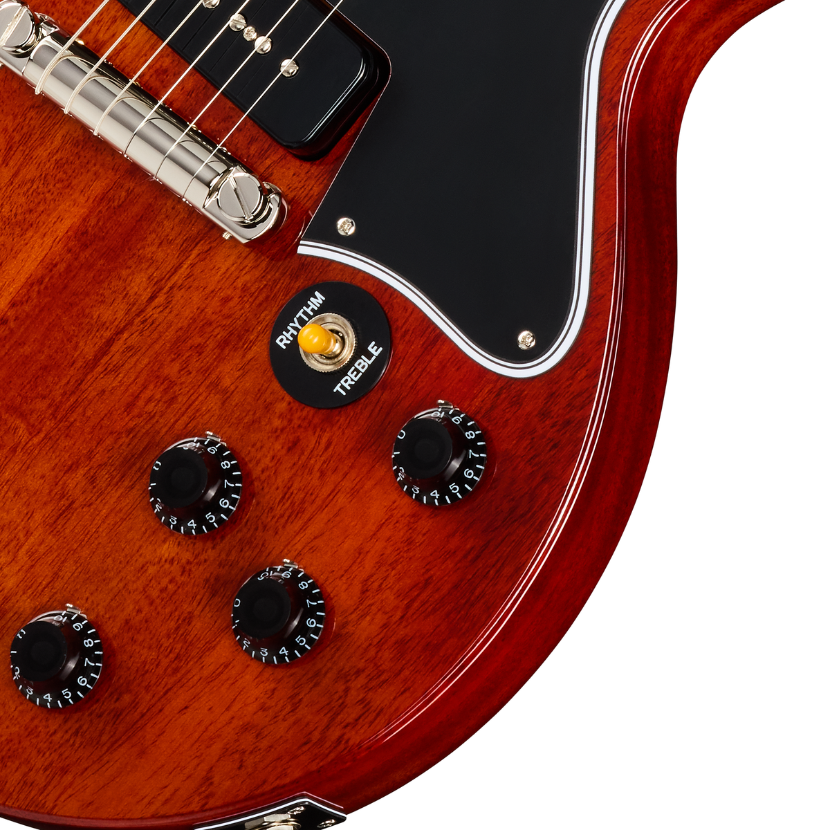 Epiphone IGC 1960 Les Paul Special Double Cut Reissue Electric Guitar - Cherry Red - View 7 | MusicMarket