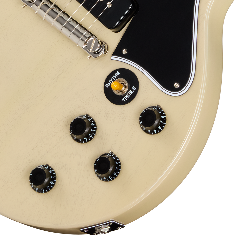 Epiphone IGC 1960 Les Paul Special Double Cut Reissue Electric Guitar - TV White - View 7 | MusicMarket