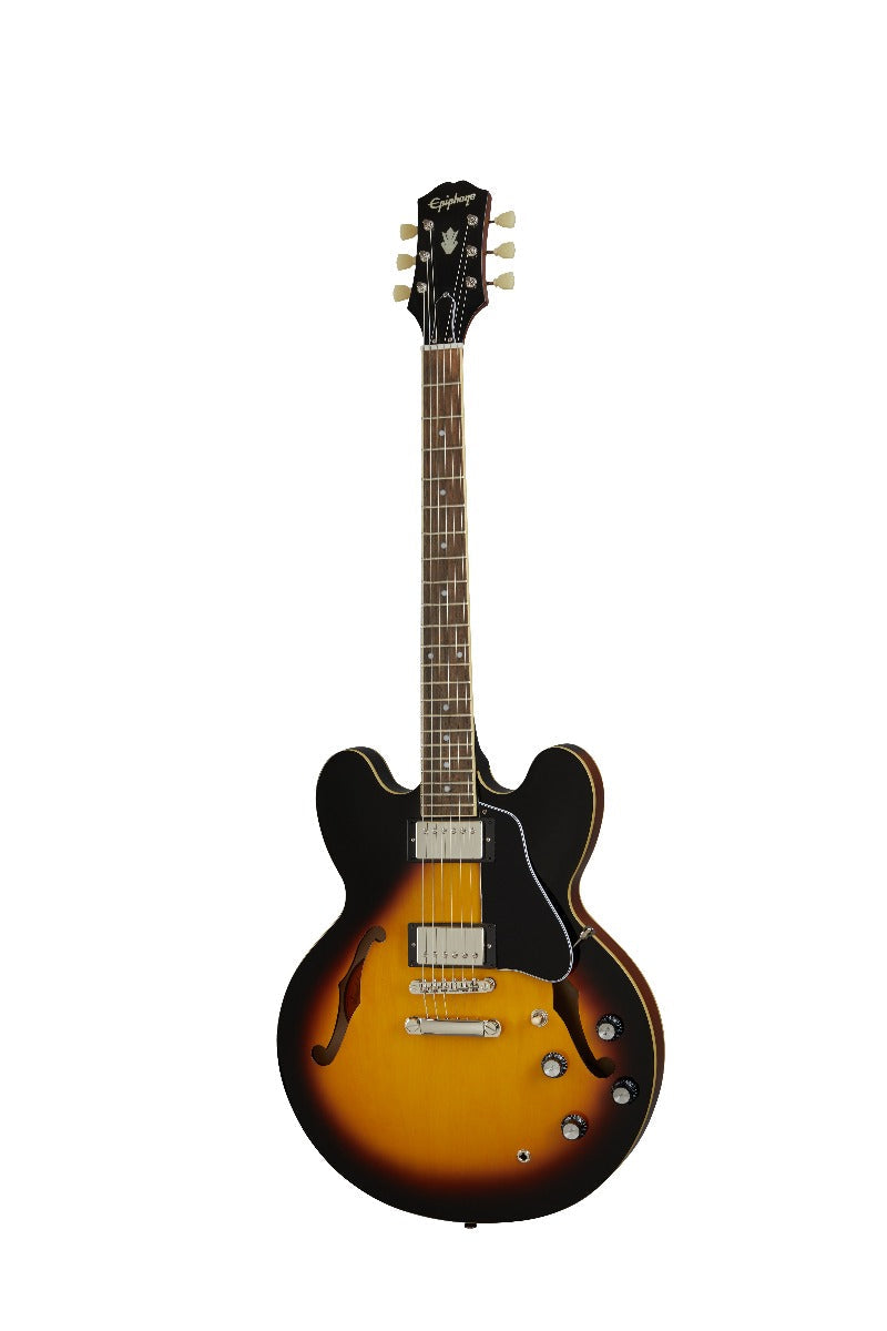 Epiphone ES-335 Semi Hollow Electric Guitar, Vintage Sunburst - View 4 | MusicMarket