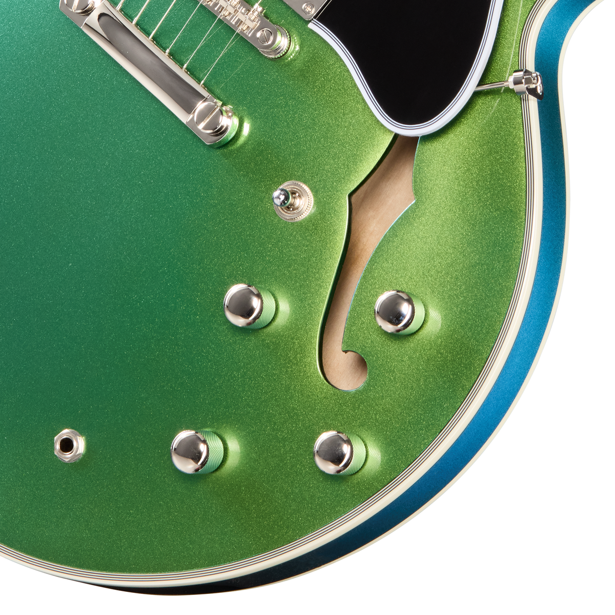 Epiphone Futura ES-355 Semi-Hollow Electric Guitar - Dragonfly Shift - View 7 | MusicMarket