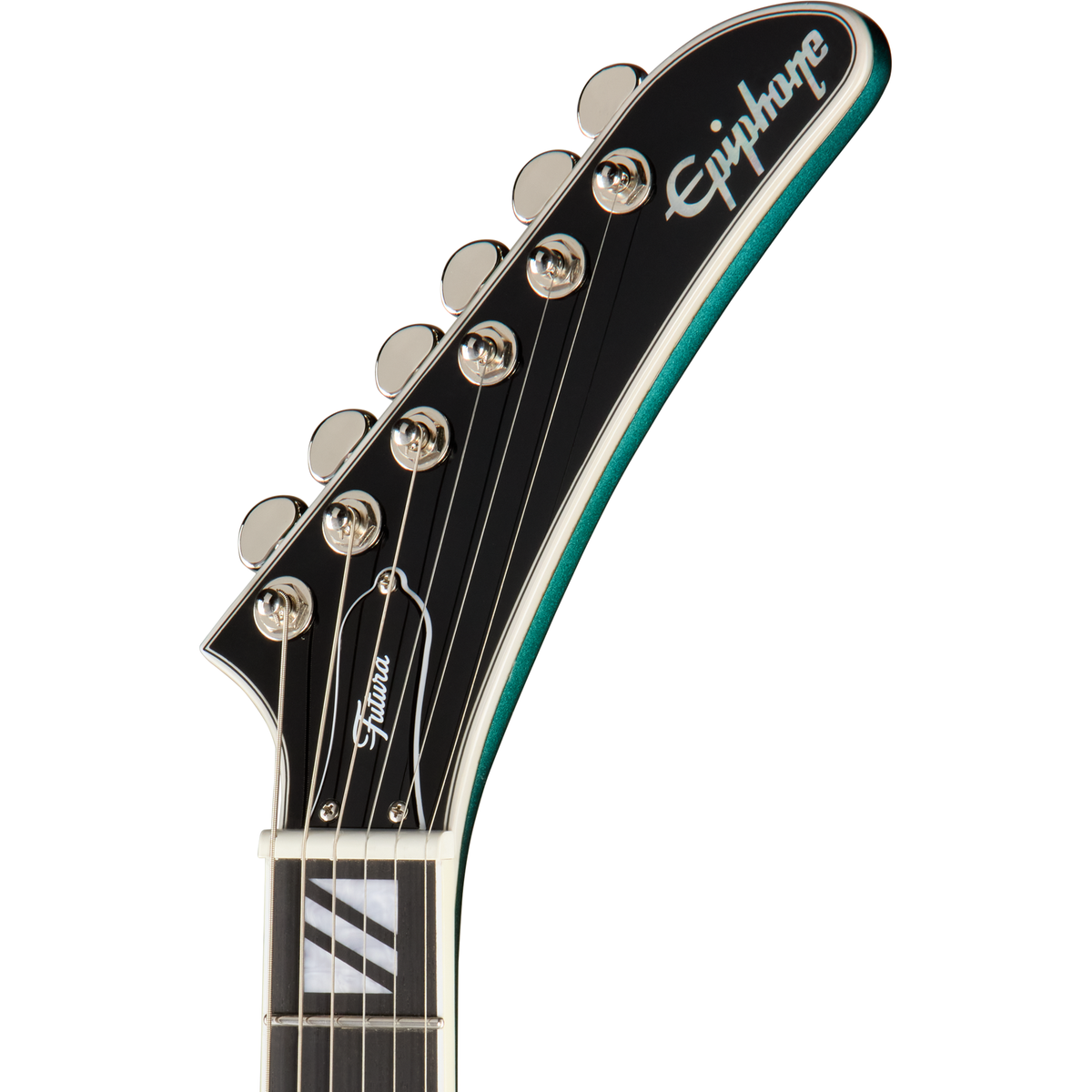 Epiphone Futura Explorer Custom Electric Guitar - Dragonfly Shift - View 4 | MusicMarket