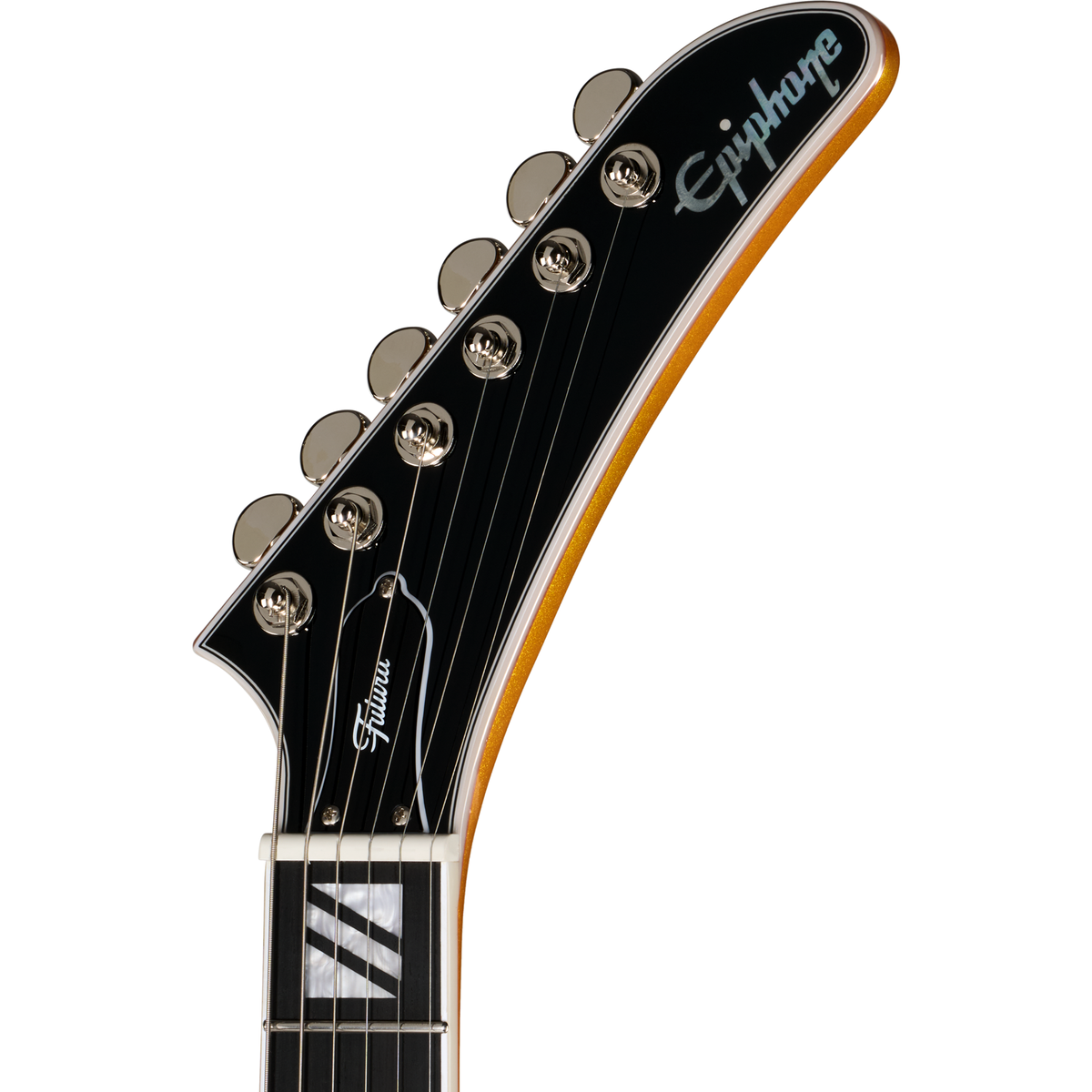Epiphone Futura Explorer Custom Electric Guitar - Firestorm Shift - View 4 | MusicMarket