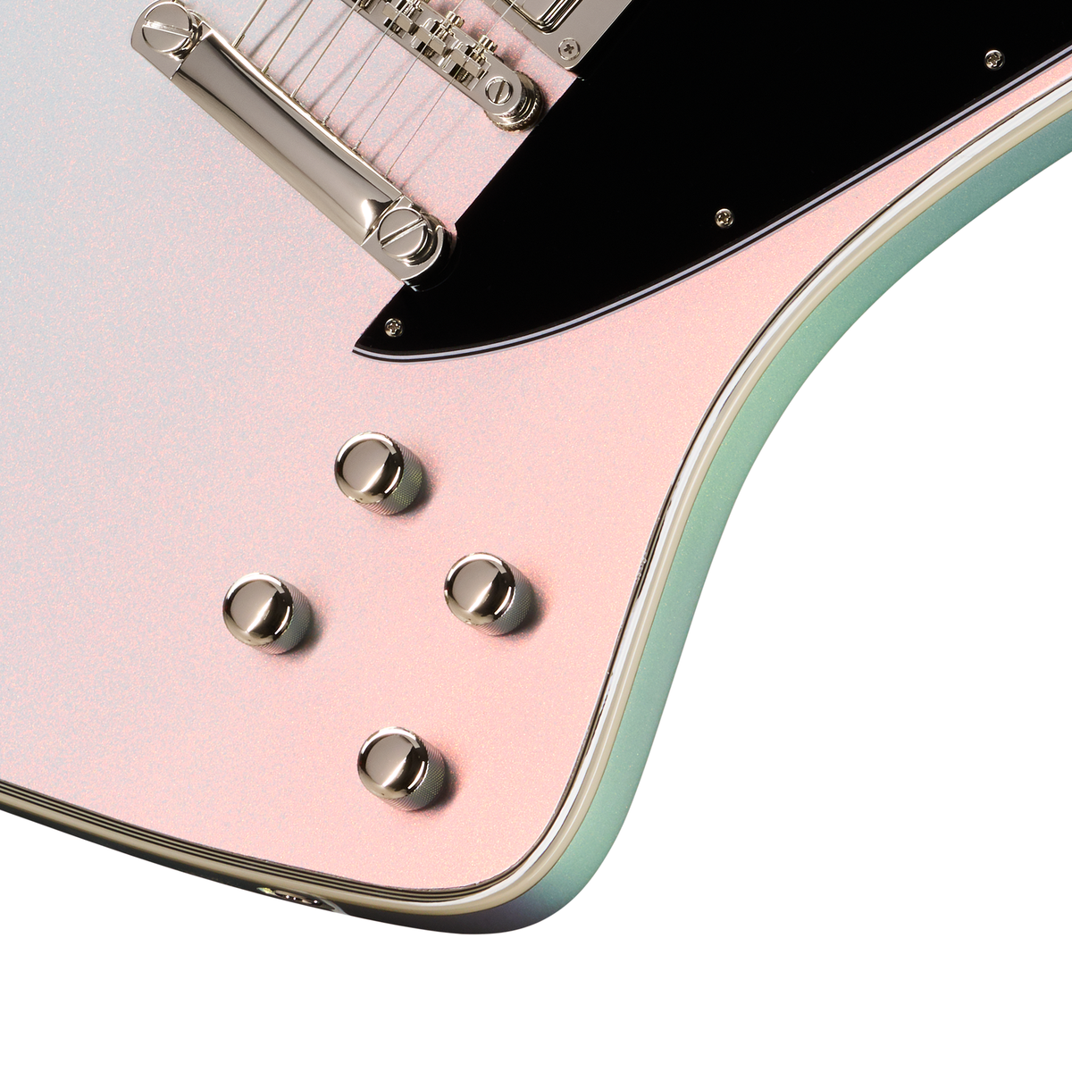 Epiphone Futura Firebird Custom Electric Guitar - Quicksilver Shift - View 7 | MusicMarket