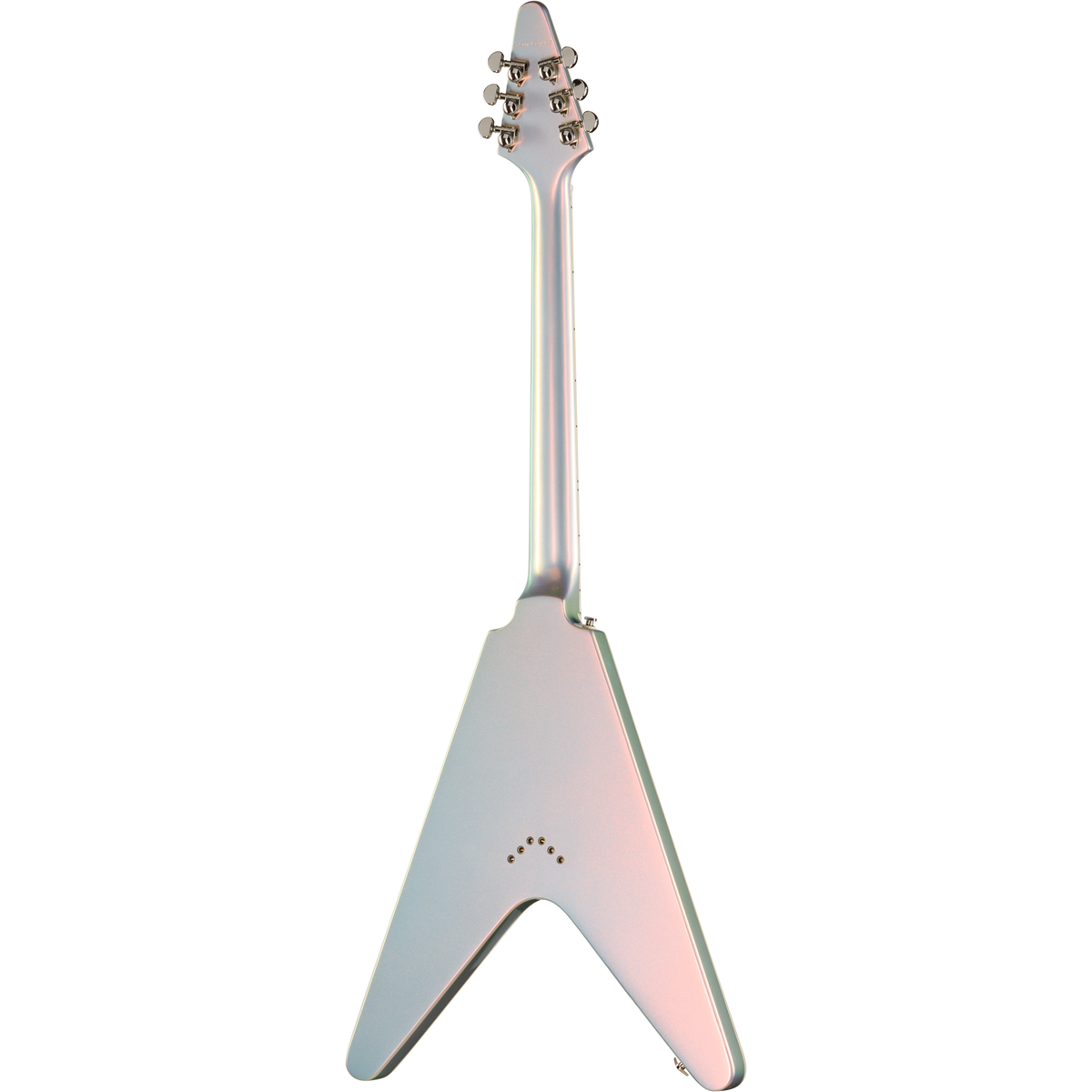 Epiphone Futura Flying V Custom Electric Guitar - Quicksilver Shift - View 3 | MusicMarket