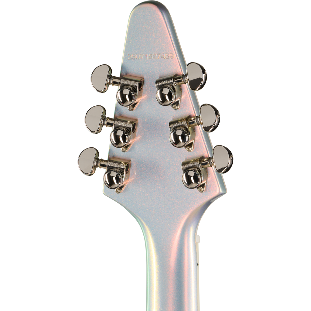 Epiphone Futura Flying V Custom Electric Guitar - Quicksilver Shift - View 5 | MusicMarket