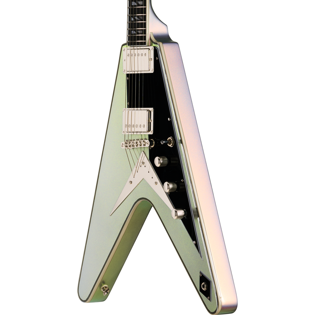 Epiphone Futura Flying V Custom Electric Guitar - Quicksilver Shift - View 9 | MusicMarket