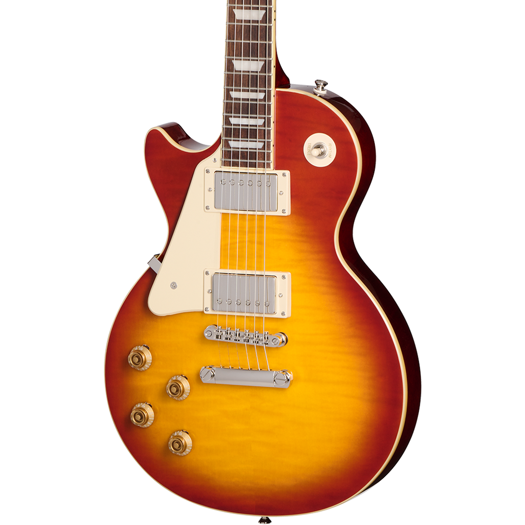 Epiphone Les Paul Standard 50s Left Handed Electric Guitar - Washed Cherry Sunburst - MusicMarket