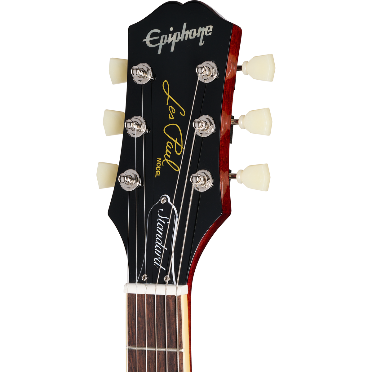 Epiphone Les Paul Standard 50s Left Handed Electric Guitar - Washed Cherry Sunburst - View 5 | MusicMarket