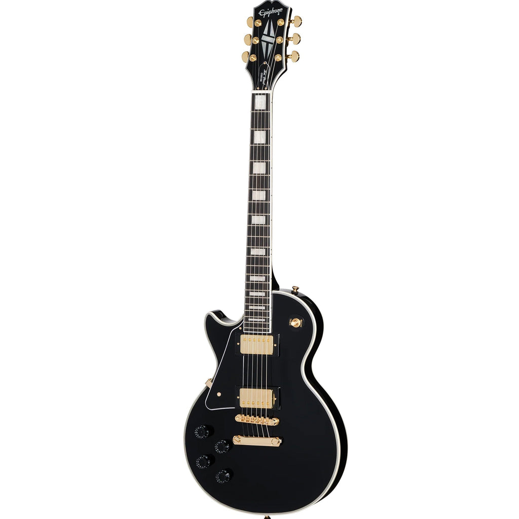 Epiphone Les Paul Custom Left Handed Electric Guitar - Ebony - View 2 | MusicMarket