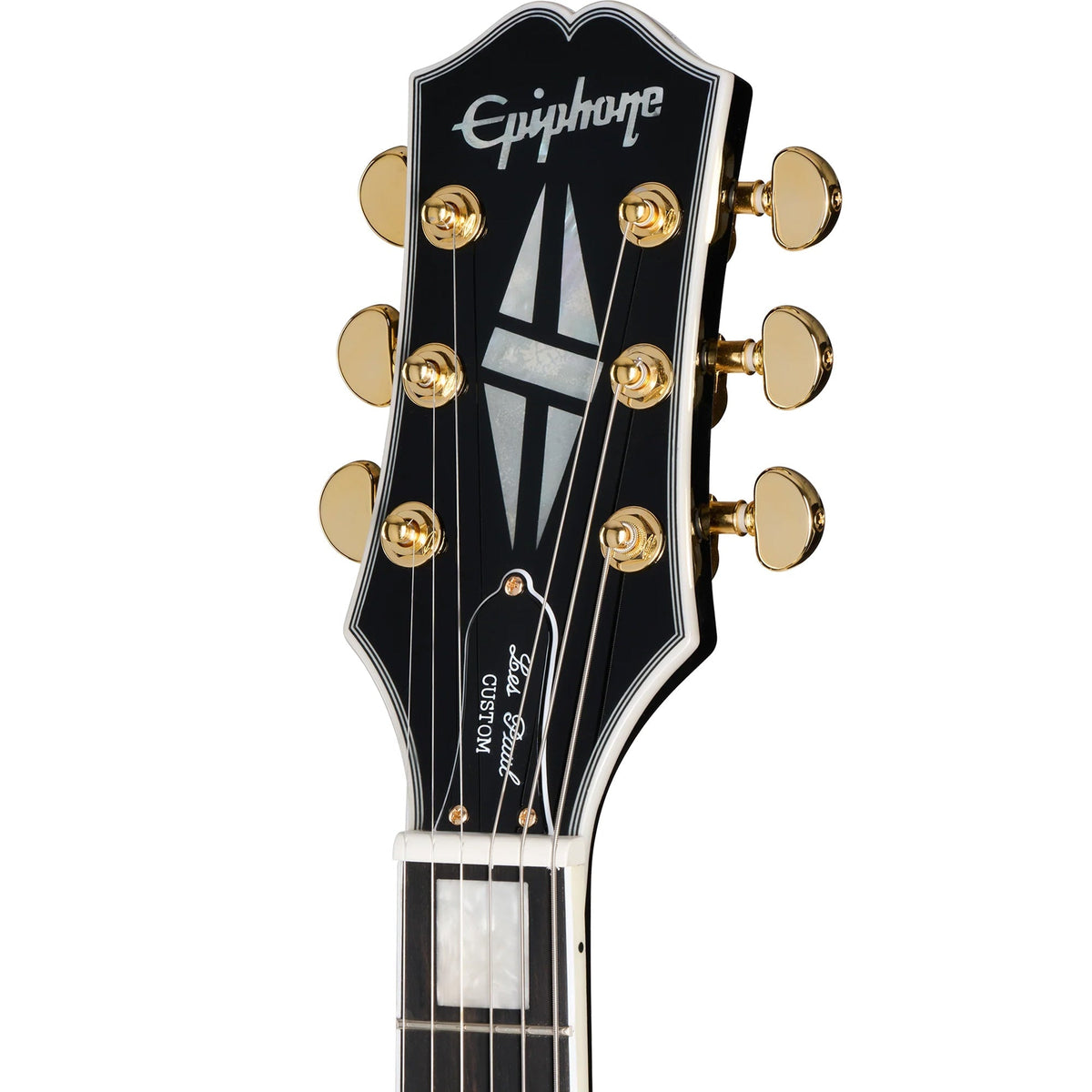 Epiphone Les Paul Custom Left Handed Electric Guitar - Ebony - View 5 | MusicMarket
