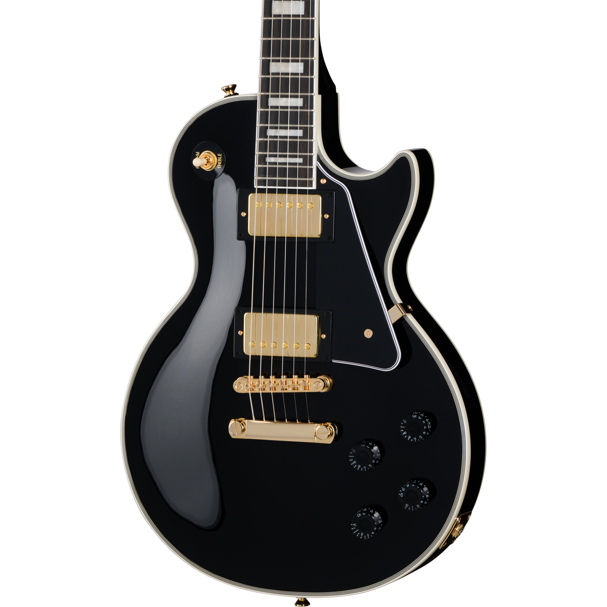 Epiphone Les Paul Custom Electric Guitar - Ebony - MusicMarket