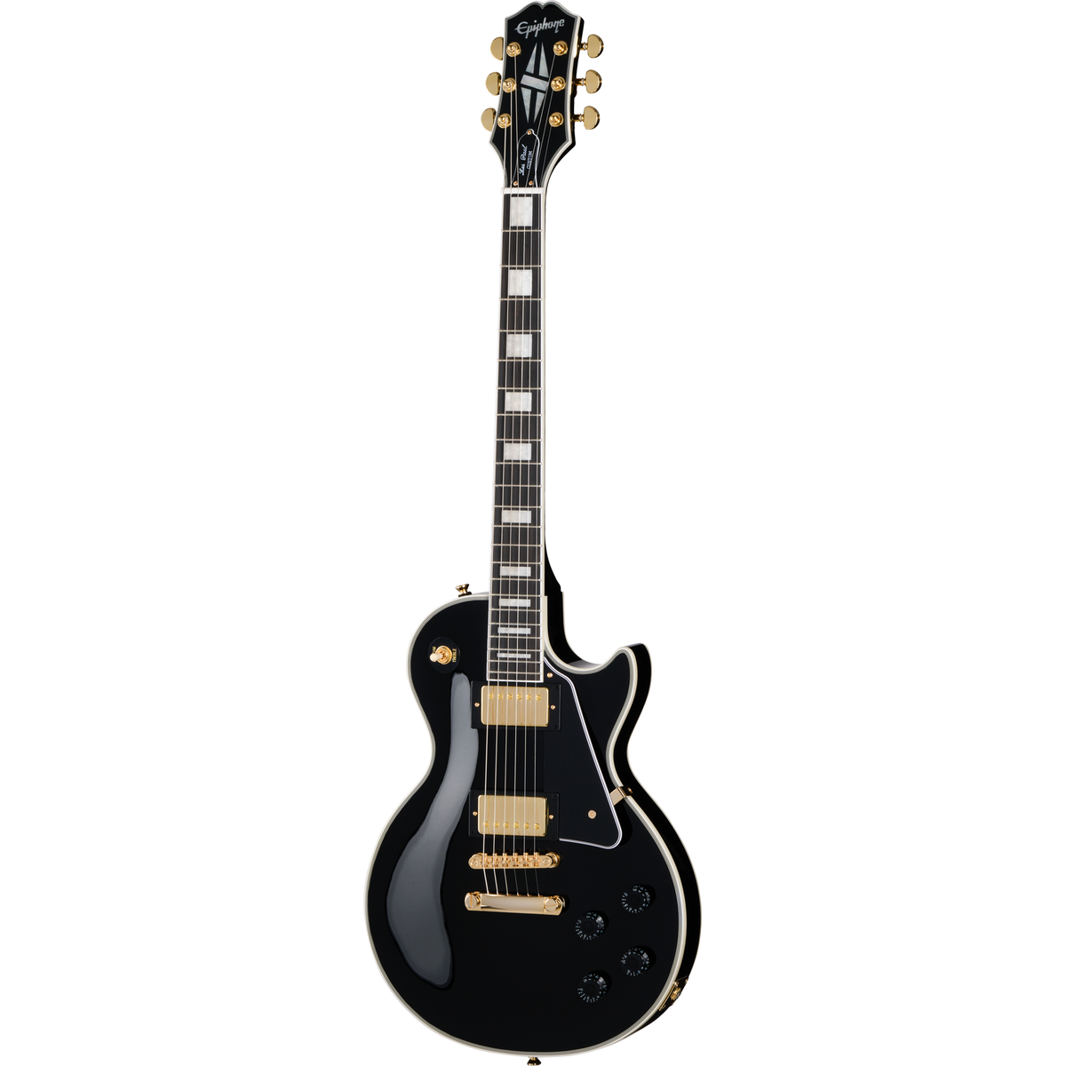 Epiphone Les Paul Custom Electric Guitar - Ebony - View 2 | MusicMarket