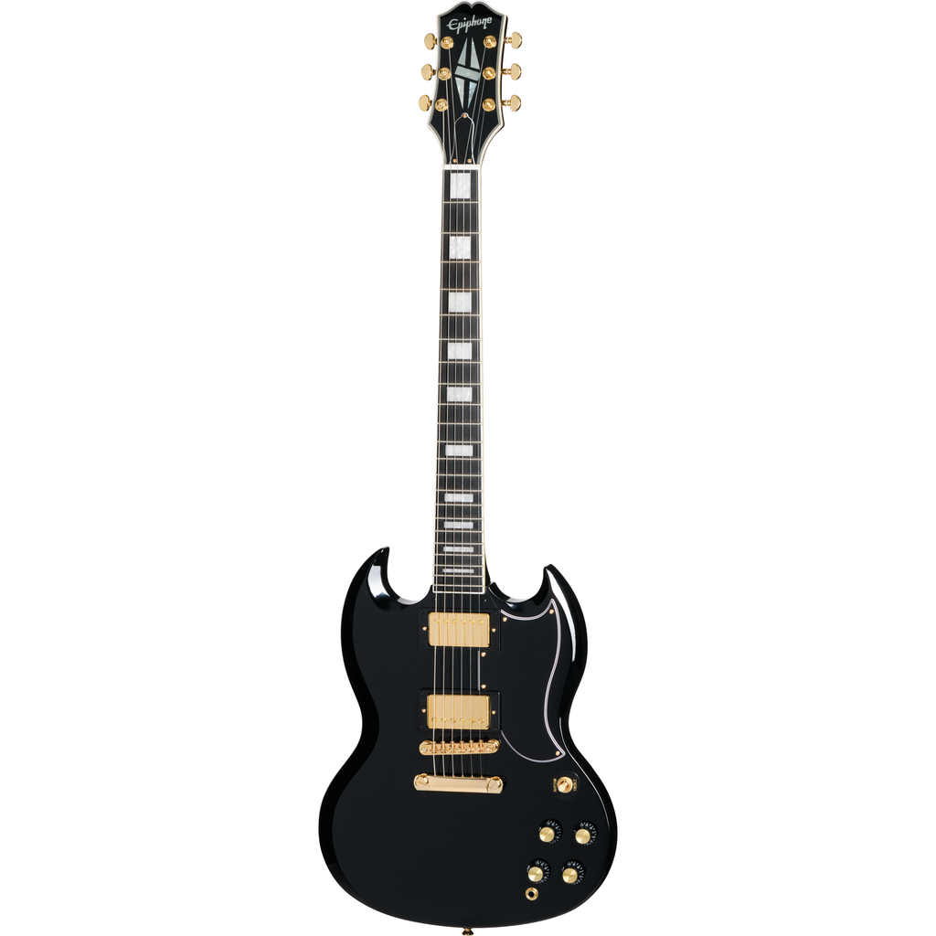Epiphone SG Custom Electric Guitar - Ebony - View 2 | MusicMarket