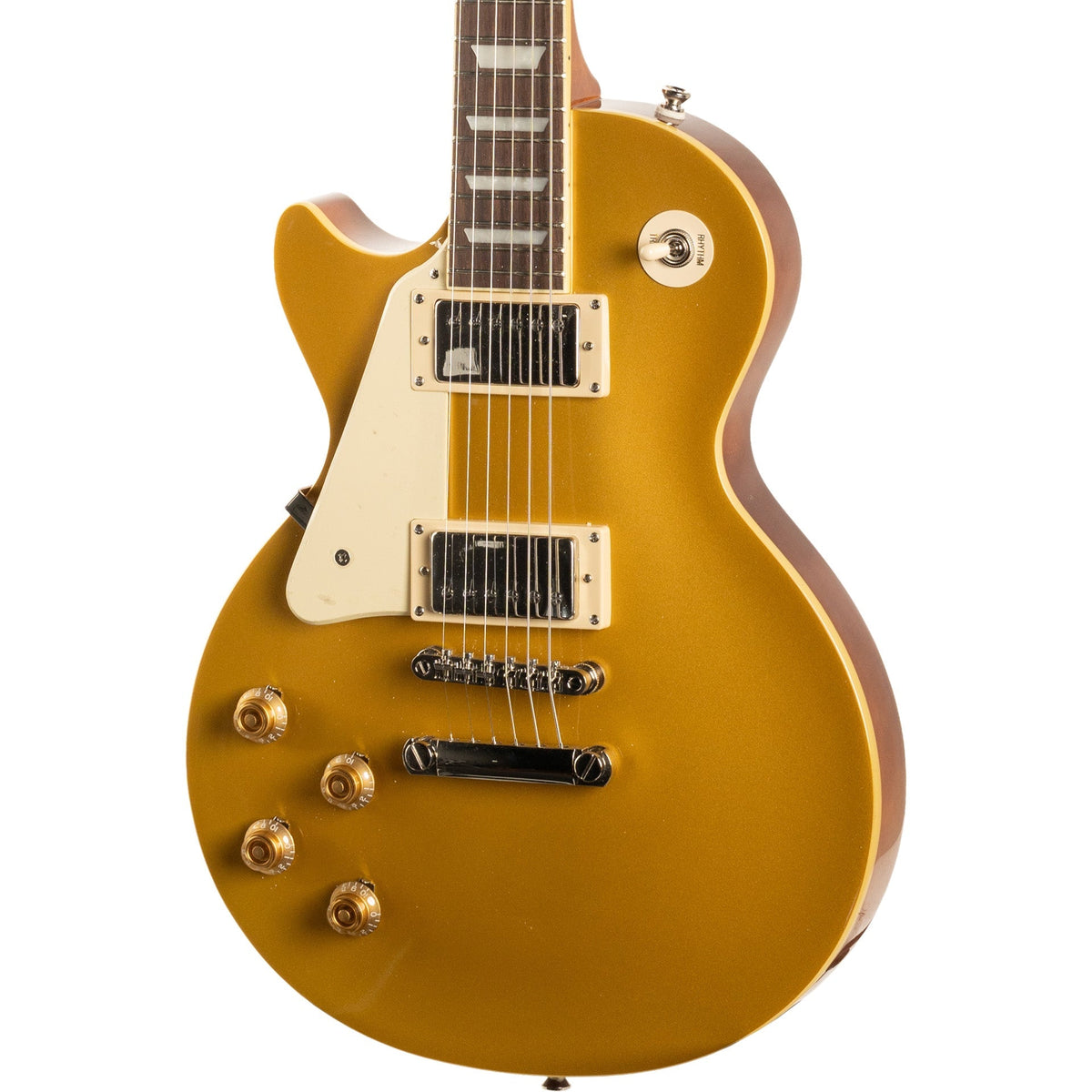 Epiphone Left Handed Les Paul Standard 50s Electric Guitar - Metallic Gold - View 8 | MusicMarket