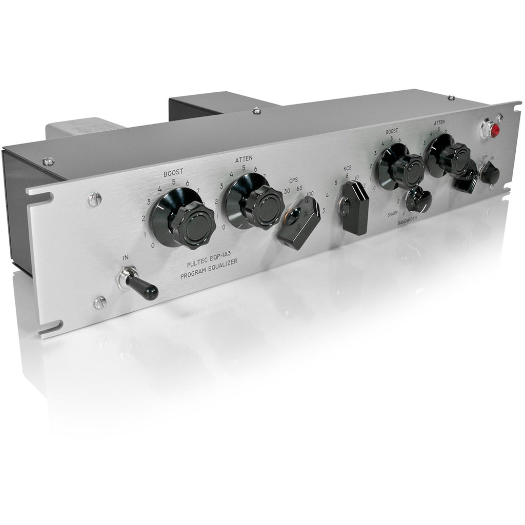 Pultec EQP-1A3-SS Solid State Equalizer with API Gain Stage, Silver Faceplate - View 3 | MusicMarket