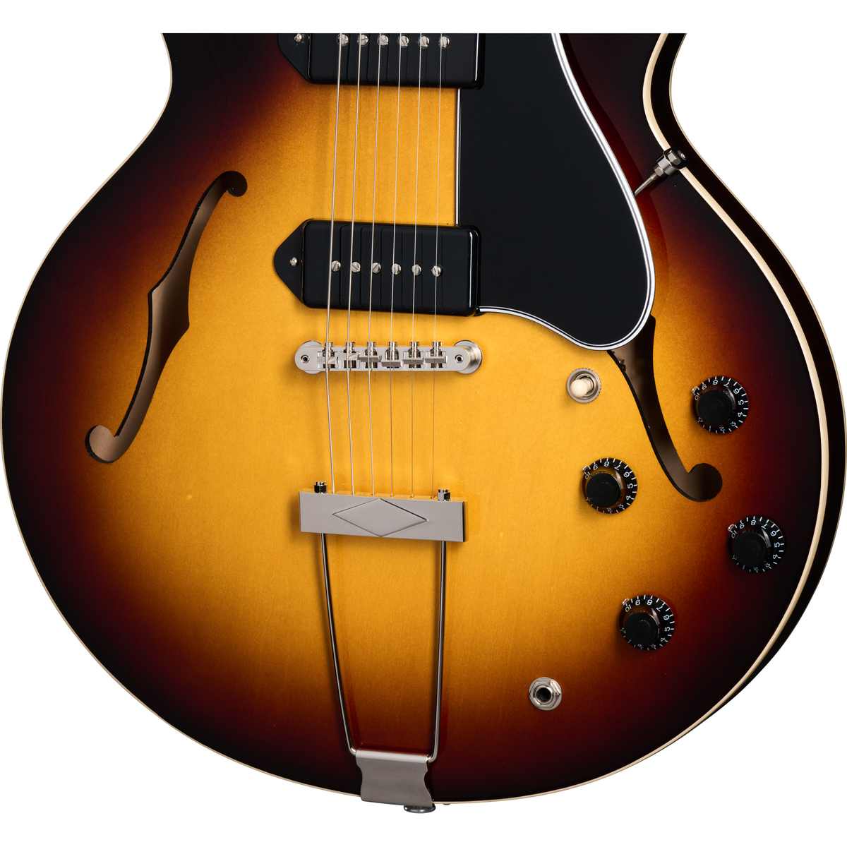 Gibson ES-330 Hollowbody Electric Guitar - Tobacco Sunburst - View 7 | MusicMarket