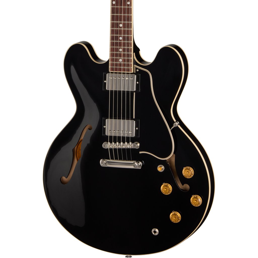 Gibson ES-335 50s Semi-Hollow Electric Guitar - Ebony - MusicMarket