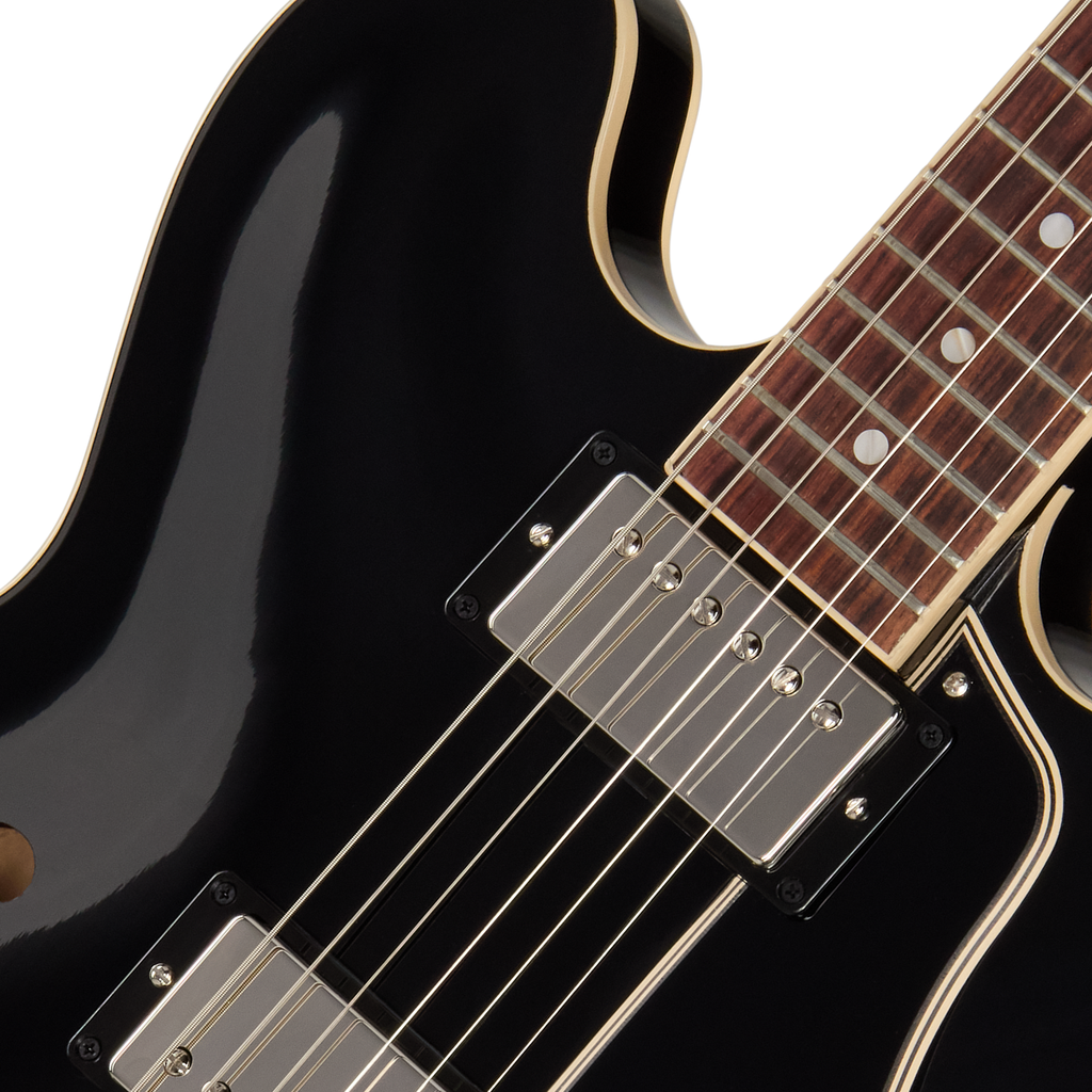 Gibson ES-335 50s Semi-Hollow Electric Guitar - Ebony - View 6 | MusicMarket