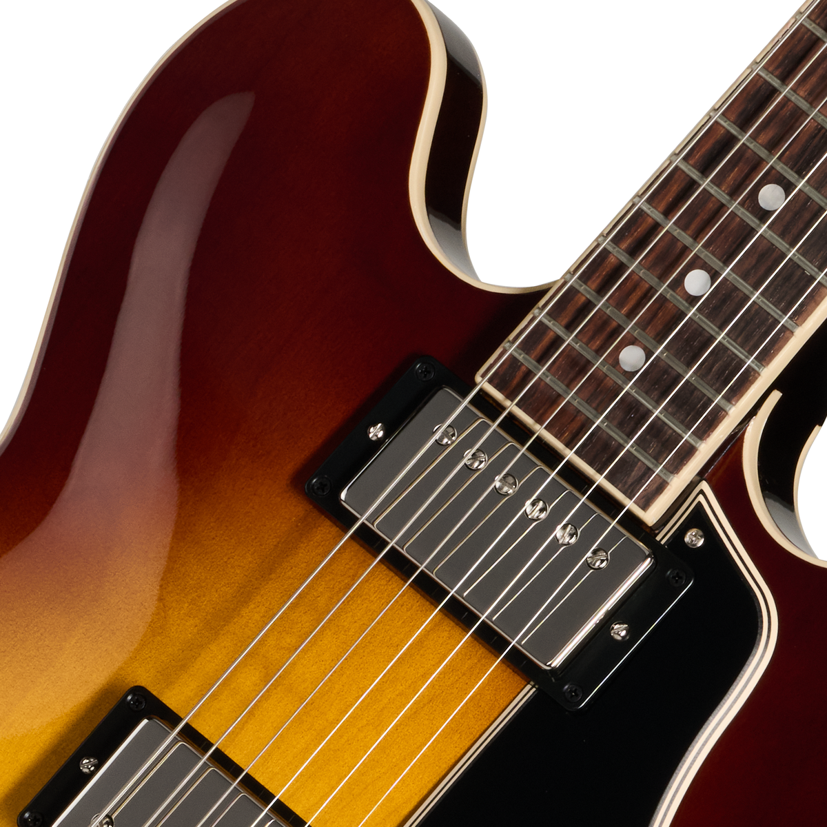 Gibson ES-335 50s Semi-Hollow Electric Guitar - Vintage Tobacco Burst - View 6 | MusicMarket